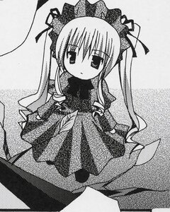 Rating: Safe Score: 0 Tags: 1girl dress frills greyscale image lace long_hair long_sleeves looking_at_viewer monochrome shinku solo suigintou twintails very_long_hair User: admin