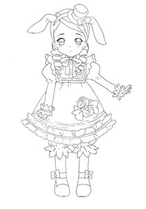 Rating: Safe Score: 0 Tags: 1girl animal_ears bloomers bow bunny_ears dress frills full_body greyscale hat image kanaria looking_at_viewer monochrome puffy_short_sleeves puffy_sleeves solo standing striped striped_legwear top_hat User: admin