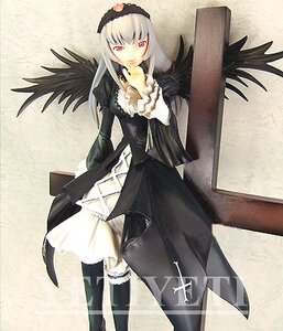 Rating: Safe Score: 0 Tags: 1girl black_dress black_wings detached_collar doll dress frills hairband long_hair long_sleeves looking_at_viewer pink_eyes puffy_sleeves silver_hair solo standing suigintou wings User: admin