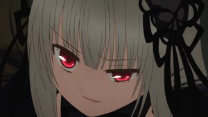 Rating: Safe Score: 0 Tags: 1girl bangs eyebrows_visible_through_hair face flower hair_ribbon image long_hair looking_at_viewer red_eyes ribbon smile solo suigintou User: admin