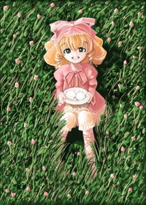 Rating: Safe Score: 0 Tags: 1girl amano_takumi blonde_hair bloomers bow dress drill_hair flower grass green_eyes grin hair_bow hina_ichigo hinaichigo holding image long_sleeves looking_at_viewer outdoors petals pink_bow pink_dress plant plate rozen_maiden short_hair sitting smile solo underwear white_bloomers User: admin