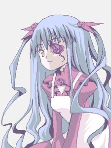 Rating: Safe Score: 0 Tags: 1girl bangs barasuishou blue_hair dress flower grey_background image long_hair pink_bow pink_dress pink_flower pink_ribbon ribbon rose simple_background solo striped two_side_up upper_body very_long_hair User: admin