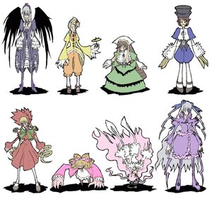 Rating: Safe Score: 0 Tags: 6+girls black_wings blonde_hair blue_eyes bow brown_hair dress feathered_wings flower green_eyes hat image long_hair long_sleeves multiple multiple_girls pantyhose purple_dress purple_eyes ribbon rose short_hair silver_hair souseiseki suigintou suiseiseki tagme top_hat very_long_hair wings yellow_dress User: admin