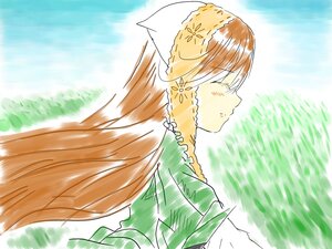 Rating: Safe Score: 0 Tags: 1girl bangs blush brown_hair closed_eyes day dress eyebrows_visible_through_hair from_side grass image long_hair outdoors profile solo suiseiseki very_long_hair User: admin