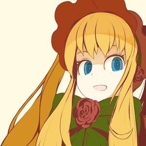 Rating: Safe Score: 0 Tags: 1girl :d blonde_hair blue_eyes face flower hat image long_hair looking_at_viewer open_mouth pink_rose red_flower red_rose rose shinku simple_background smile solo upper_body User: admin