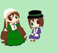 Rating: Safe Score: 0 Tags: 2girls brown_hair dress full_body green_background green_dress green_eyes hat head_scarf heterochromia image long_hair long_sleeves looking_at_viewer multiple_girls pair red_eyes siblings simple_background sisters souseiseki suiseiseki top_hat twins very_long_hair User: admin