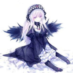 Rating: Safe Score: 0 Tags: 1girl auto_tagged bad_id bad_pixiv_id black_wings dress flower frills gothic_lolita hairband icc image lolita_fashion lolita_hairband long_hair long_sleeves looking_at_viewer pink_hair purple_eyes ribbon rose rozen_maiden silver_hair sitting solo suigintou very_long_hair white_background wings User: admin