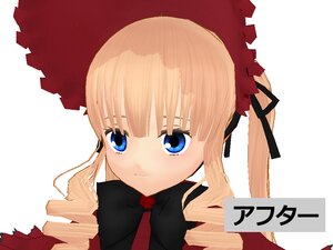 Rating: Safe Score: 0 Tags: 1girl bangs black_ribbon blonde_hair blue_eyes bonnet bow closed_mouth drill_hair eyebrows_visible_through_hair hair_ribbon image long_hair looking_at_viewer portrait red_dress ribbon shinku simple_background smile solo twin_drills twintails upper_body white_background User: admin