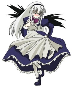 Rating: Safe Score: 0 Tags: 1girl black_wings blush dress frills full_body hairband image juliet_sleeves long_hair long_sleeves mary_janes pantyhose puffy_sleeves shoes simple_background solo striped suigintou white_background white_legwear wings User: admin