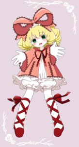 Rating: Safe Score: 0 Tags: 1girl blonde_hair bloomers bow cross-laced_footwear dress drill_hair frills full_body green_eyes hina_ichigo hinaichigo image long_sleeves looking_at_viewer open_mouth pink_bow ribbon shoes short_hair smile solo underwear white_bloomers User: admin