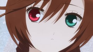 Rating: Safe Score: 0 Tags: 1girl bangs brown_hair close-up closed_mouth eyebrows_visible_through_hair face hair_between_eyes image looking_at_viewer red_eyes short_hair solo suiseiseki User: admin