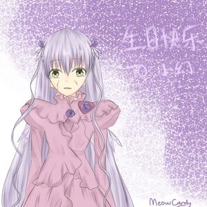 Rating: Safe Score: 0 Tags: 1girl auto_tagged barasuishou dress flower image long_hair looking_at_viewer pink_dress purple_theme ribbon solo very_long_hair yellow_eyes User: admin