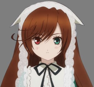 Rating: Safe Score: 0 Tags: 1girl black_neckwear black_ribbon brown_hair camera closed_mouth frills green_eyes heterochromia image long_hair looking_at_viewer neck_ribbon red_eyes ribbon simple_background solo suiseiseki transparent_background User: admin