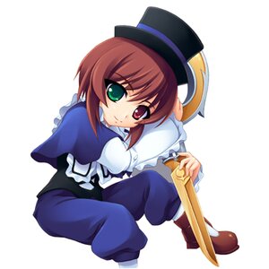 Rating: Safe Score: 0 Tags: 1girl auto_tagged blue_dress brown_hair dress frills full_body green_eyes hat heterochromia image long_sleeves looking_at_viewer lowres pantyhose red_eyes rozen_maiden scissors simple_background smile solo souseiseki top_hat white_background User: admin