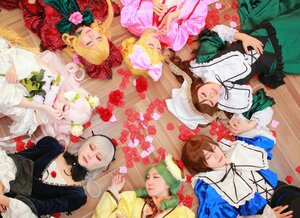 Rating: Safe Score: 0 Tags: 6+girls blonde_hair bow brown_hair closed_eyes dress flower green_hair hair_ornament long_hair multiple_boys multiple_cosplay multiple_girls rose short_hair siblings sisters sleeping tagme User: admin