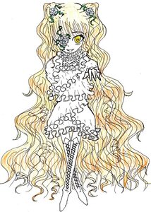 Rating: Safe Score: 0 Tags: 1girl auto_tagged blonde_hair boots cross-laced_footwear dress flower frills full_body gradient_hair image kirakishou long_hair rose solo thigh_boots very_long_hair wavy_hair yellow_eyes User: admin