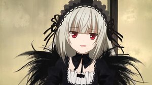 Rating: Safe Score: 0 Tags: 1girl :d bangs black_ribbon black_wings detached_collar dress hairband image long_hair long_sleeves looking_at_viewer open_mouth red_eyes ribbon silver_hair smile solo suigintou upper_body wings User: admin