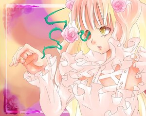 Rating: Safe Score: 0 Tags: 1girl blonde_hair flower frills hair_flower hair_ornament image kirakishou long_hair one_eye_closed pink_flower pink_rose red_rose rose solo thorns yellow_eyes User: admin