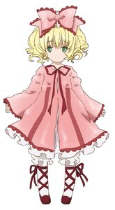 Rating: Safe Score: 0 Tags: 1girl blonde_hair bow cross-laced_footwear dress frills full_body green_eyes hair_bow hina_ichigo hinaichigo image long_sleeves looking_at_viewer pink_bow pink_dress ribbon shoes short_hair smile solo standing striped underwear white_legwear User: admin