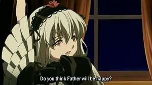 Rating: Safe Score: 0 Tags: 1girl :d bangs black_dress dress flower hairband image long_hair long_sleeves open_mouth silver_hair smile solo suigintou User: admin