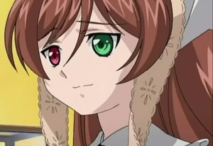 Rating: Safe Score: 0 Tags: 1girl bangs brown_hair close-up closed_mouth eyebrows_visible_through_hair face green_eyes image long_hair portrait smile solo suiseiseki User: admin