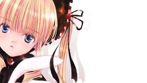 Rating: Safe Score: 0 Tags: 1girl black_ribbon blonde_hair blue_eyes blush face flower hair_ribbon image long_hair looking_at_viewer portrait ribbon shinku simple_background solo twintails white_background User: admin