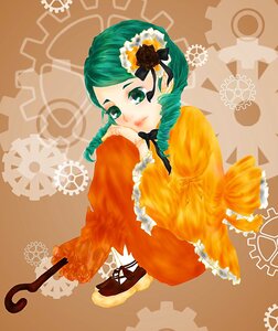 Rating: Safe Score: 0 Tags: 1girl dress drill_hair flower frills green_eyes green_hair hair_flower hair_ornament image kanaria solo twin_drills User: admin