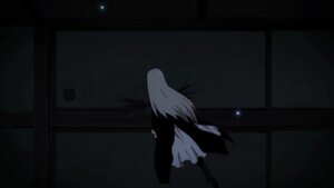 Rating: Safe Score: 0 Tags: 1girl dark dress image indoors long_hair long_sleeves monochrome night shadow silhouette sky solo standing suigintou wide_sleeves window wings User: admin