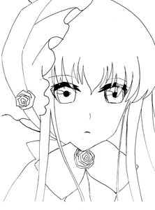 Rating: Safe Score: 0 Tags: 1girl bangs blush eyebrows_visible_through_hair flower greyscale hair_between_eyes image long_hair looking_at_viewer monochrome parted_lips rose shinku simple_background solo white_background User: admin