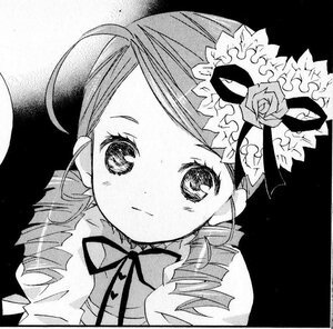 Rating: Safe Score: 0 Tags: 1girl blush drill_hair flower frills greyscale image kanaria looking_at_viewer monochrome ribbon ringlets rose solo traditional_media twin_drills User: admin