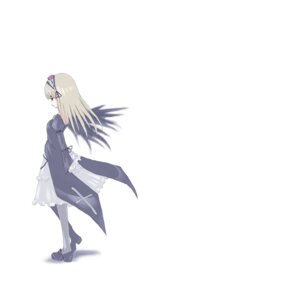 Rating: Safe Score: 0 Tags: 1girl boots dress frills full_body hair_ribbon hairband image juliet_sleeves long_hair long_sleeves profile puffy_sleeves ribbon solo standing striped suigintou wings User: admin