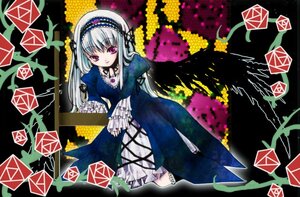 Rating: Safe Score: 0 Tags: 1girl dress frills full_body hairband image juliet_sleeves long_hair long_sleeves looking_at_viewer puffy_sleeves silver_hair smile solo standing suigintou wings User: admin