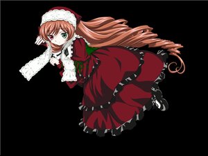Rating: Safe Score: 0 Tags: 1girl brown_hair dress drill_hair frills full_body green_eyes hat heterochromia image long_hair long_sleeves looking_at_viewer red_dress red_eyes solo suiseiseki transparent_background twin_drills very_long_hair User: admin