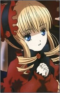 Rating: Safe Score: 0 Tags: 1girl blonde_hair blue_eyes bonnet dress drill_hair flower hat image long_hair long_sleeves looking_at_viewer red_dress rose shinku sidelocks solo twin_drills User: admin