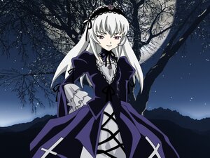 Rating: Safe Score: 0 Tags: 1girl artist_request auto_tagged bare_tree dress frills hairband image lolita_hairband long_hair long_sleeves looking_at_viewer night pale_skin photoshop_(medium) pink_eyes rozen_maiden silver_hair sky smile solo star_(sky) starry_sky suigintou tree wings User: admin