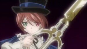 Rating: Safe Score: 0 Tags: 1girl brown_hair dress frills green_eyes hat heterochromia image long_sleeves looking_at_viewer red_eyes short_hair solo souseiseki suiseiseki top_hat upper_body User: admin