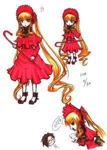 Rating: Safe Score: 0 Tags: 1girl blonde_hair blue_eyes bonnet bow bowtie cup dress drill_hair full_body image long_hair long_sleeves looking_at_viewer red_dress shinku shoes simple_background solo standing teacup twintails very_long_hair white_background User: admin