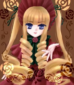 Rating: Safe Score: 0 Tags: 1girl blonde_hair blue_eyes bonnet bow bowtie brown_background dress drill_hair flower green_bow image long_hair long_sleeves looking_at_viewer pink_flower pink_rose red_dress red_flower red_rose rose shinku sidelocks solo twin_drills twintails upper_body very_long_hair User: admin