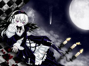 Rating: Safe Score: 0 Tags: 1girl argyle argyle_background argyle_legwear board_game checkered checkered_background checkered_floor checkered_kimono checkered_skirt chess_piece crescent_moon dress flag flower full_moon hairband image lolita_fashion lolita_hairband long_hair moon night night_sky on_floor perspective petals reflection reflective_floor rose sky solo star_(sky) starry_sky suigintou tile_floor tiles vanishing_point wings User: admin