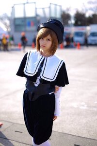 Rating: Safe Score: 0 Tags: 1girl 3d blonde_hair blurry blurry_background capelet church depth_of_field dress hat long_sleeves outdoors photo photo_background short_hair solo souseiseki User: admin
