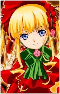 Rating: Safe Score: 0 Tags: 1girl bangs blonde_hair blue_eyes bonnet bow bowtie dress flower green_bow green_neckwear image long_hair long_sleeves looking_at_viewer marker_(medium) pink_flower pink_rose rose shinku sidelocks simple_background solo upper_body User: admin