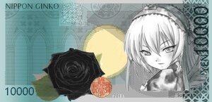 Rating: Safe Score: 0 Tags: 1girl flower image looking_at_viewer monochrome rose solo suigintou User: admin