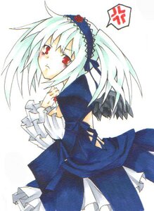 Rating: Safe Score: 0 Tags: 1girl anger_vein black_dress blush cowboy_shot dress frilled_sleeves frills hairband image lolita_hairband long_sleeves looking_at_viewer puffy_sleeves red_eyes rose simple_background solo standing suigintou white_background white_hair wings User: admin
