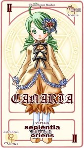 Rating: Safe Score: 0 Tags: 1girl ahoge artist_request blush bow card_(medium) character_name dress drill_hair full_body green_eyes green_hair image kanaria long_sleeves lowres pactio pantyhose parody ribbon rozen_maiden smile solo standing twin_drills venus_symbol yellow_dress User: admin