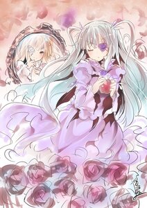 Rating: Safe Score: 0 Tags: 2girls barasuishou blonde_hair dress eyepatch flower hair_ornament image kirakishou long_hair long_sleeves multiple_girls pair pink_rose purple_dress purple_rose red_flower red_rose rose silver_hair suigintou very_long_hair white_rose User: admin