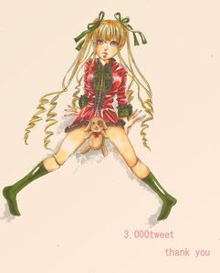 Rating: Safe Score: 0 Tags: 1girl blonde_hair blue_eyes doll_joints full_body hair_ribbon image joints kneehighs long_hair long_sleeves looking_at_viewer ribbon shinku solo stuffed_animal teddy_bear twintails User: admin
