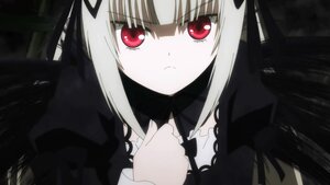 Rating: Safe Score: 0 Tags: 1girl bangs black_ribbon closed_mouth dress expressionless image long_hair long_sleeves looking_at_viewer red_eyes ribbon solo suigintou upper_body User: admin