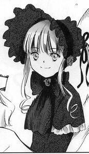 Rating: Safe Score: 0 Tags: 1girl bangs blush closed_mouth dress greyscale halftone image long_hair looking_at_viewer monochrome polka_dot shinku smile solo upper_body User: admin