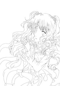 Rating: Safe Score: 0 Tags: 1girl dress eyepatch flower frills greyscale hair_flower hair_ornament image kirakishou lineart long_hair long_sleeves monochrome rose solo striped striped_background twintails vertical_stripes wavy_hair User: admin