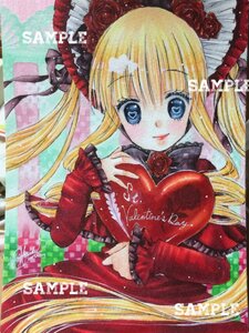 Rating: Safe Score: 0 Tags: 1girl blonde_hair blue_eyes drill_hair flower frills heart image long_hair looking_at_viewer marker_(medium) pink_rose red_flower red_rose rose shinku smile solo traditional_media twin_drills twintails User: admin